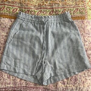 Nordstrom Elodie Linen High Waist Shorts NWT